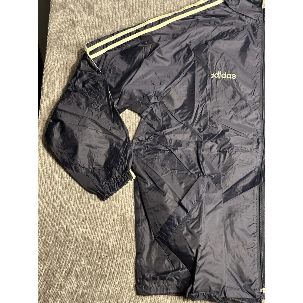 Vintage Adidas Basketball Jacket Greece Peristeri BC Hooded Windbreaker L
